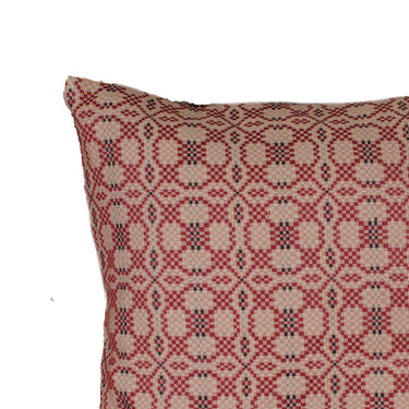 Kendall Jacquard Red Pillow Cover 18 In PC280017 - The Fox Decor